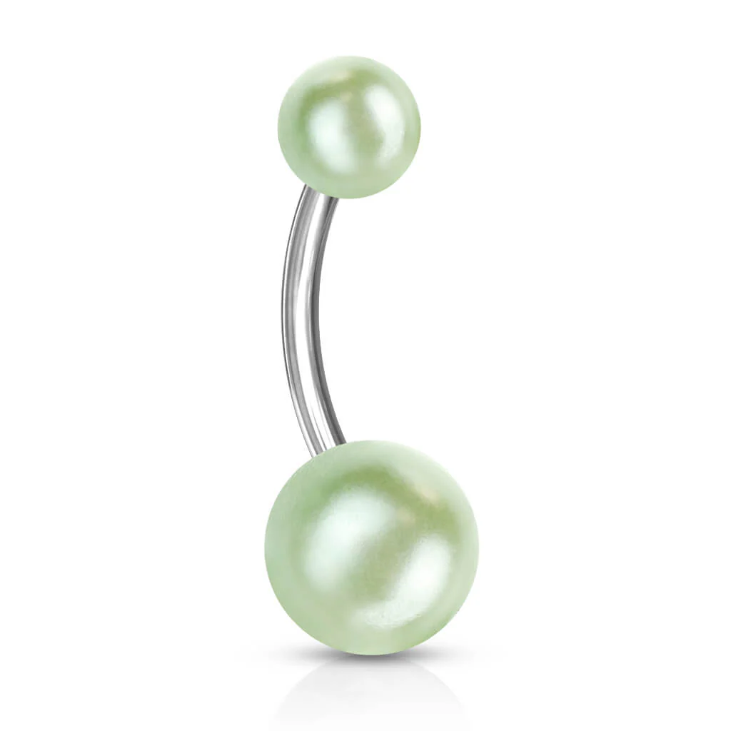 Bauchnabelpiercing Acryl Perlen Look Kugel - Image 6