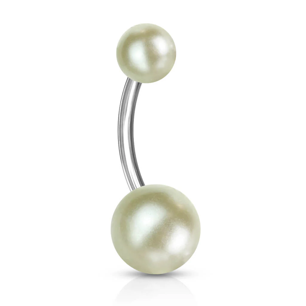 Bauchnabelpiercing Acryl Perlen Look Kugel - Image 8