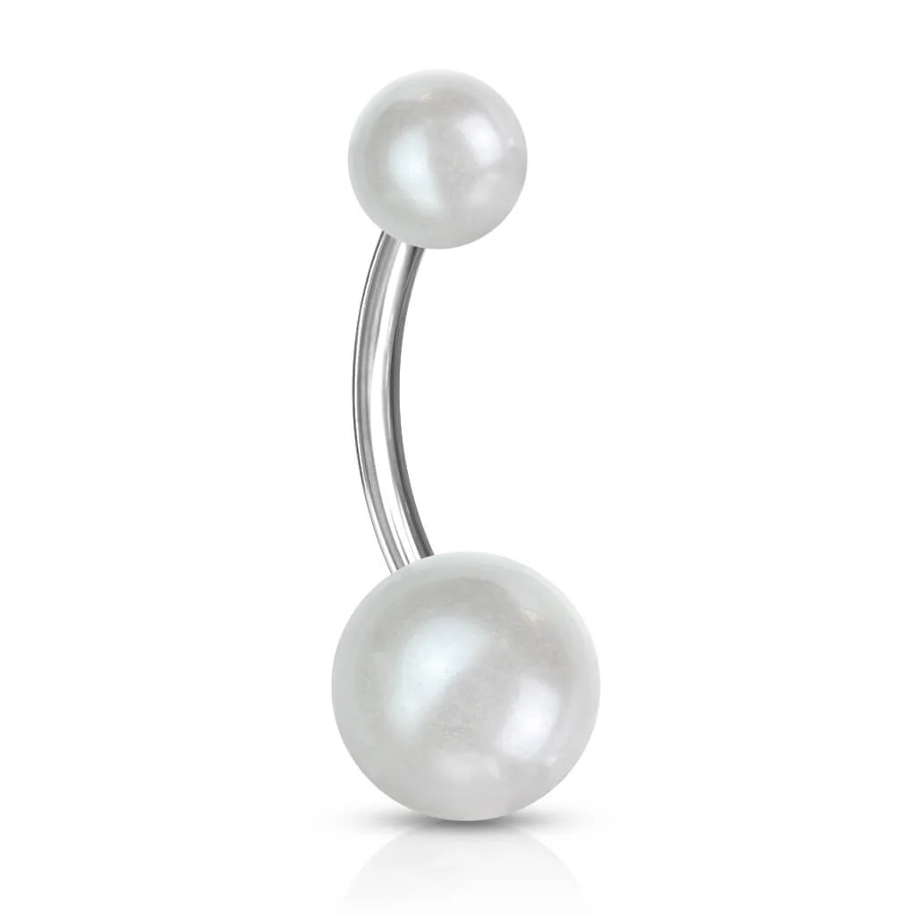 Bauchnabelpiercing Acryl Perlen Look Kugel - Image 9