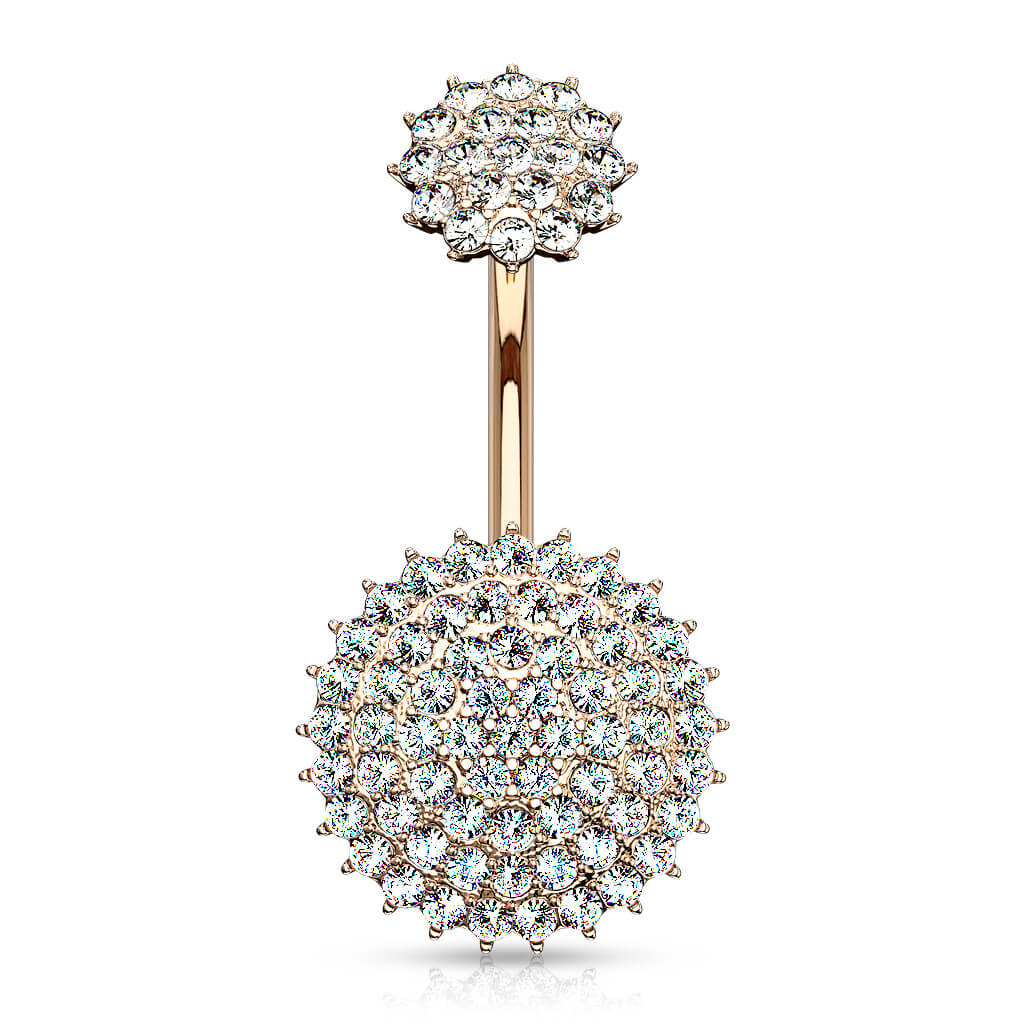 Bauchnabelpiercing Kugel Zirkonia Innengewinde - Image 8