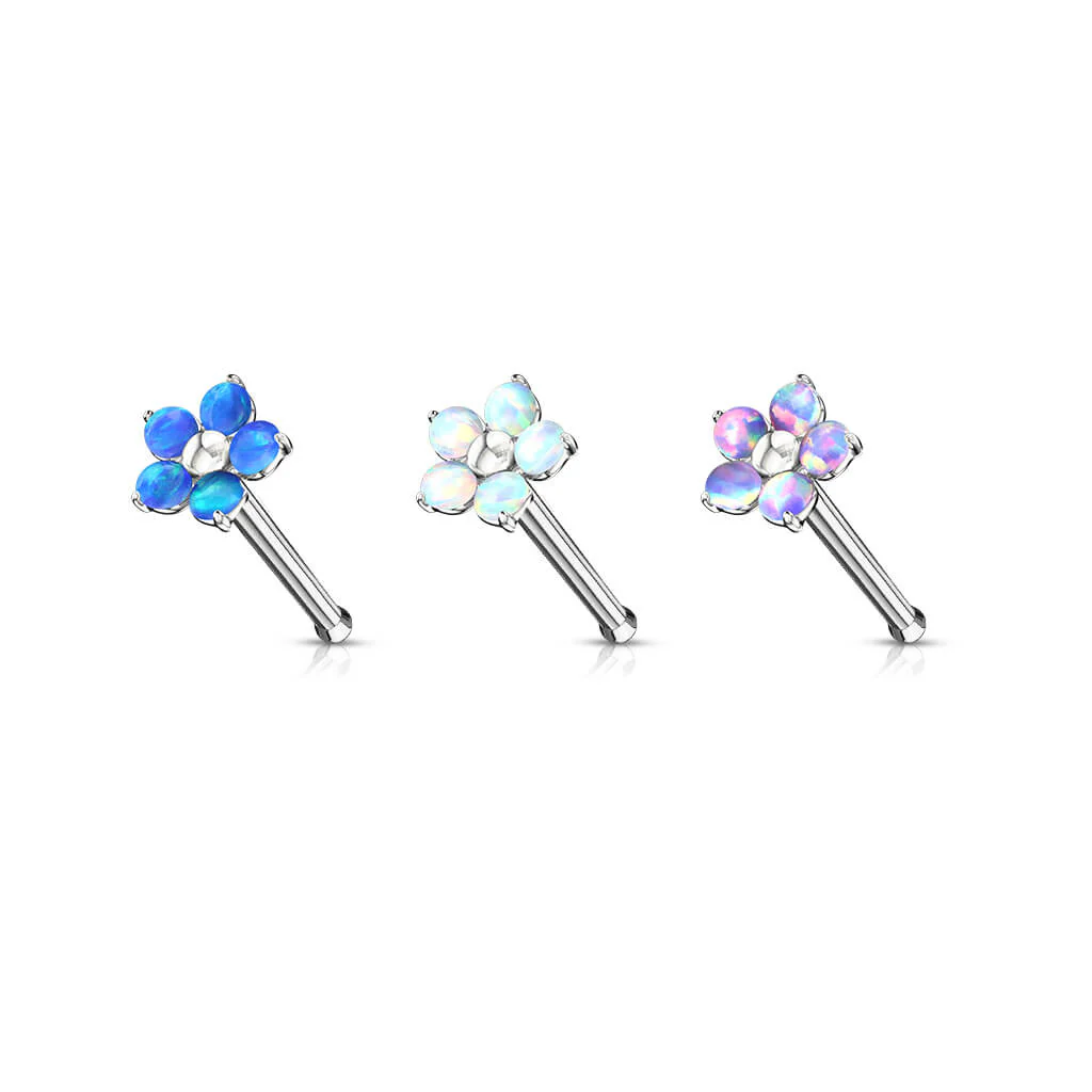 Nasenstecker Blume Opal - Image 4