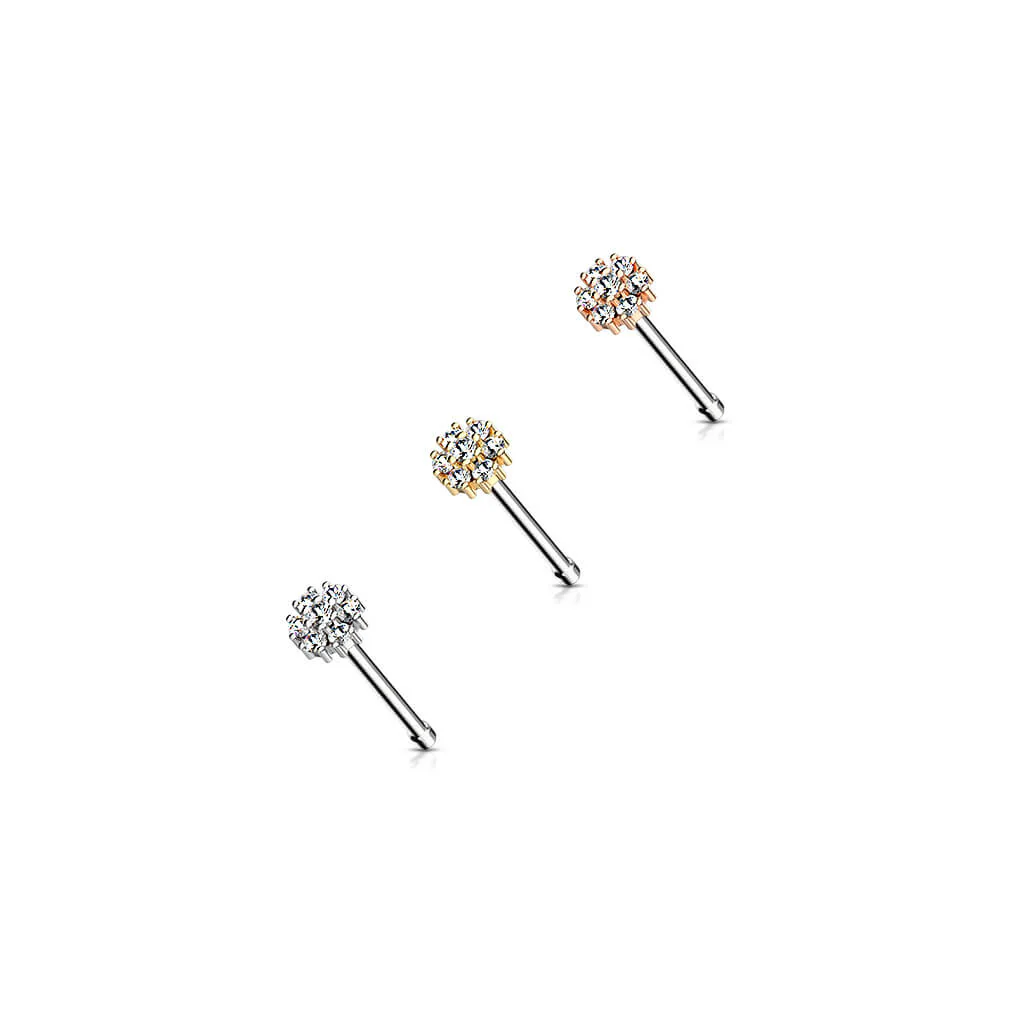 Nasenstecker Blume Zirkonia - Image 5