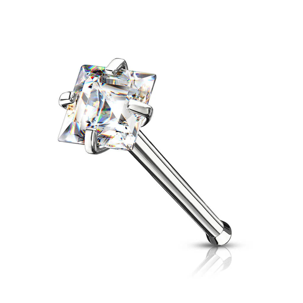 Nasenstecker Quadrat Zirkonia - Image 2