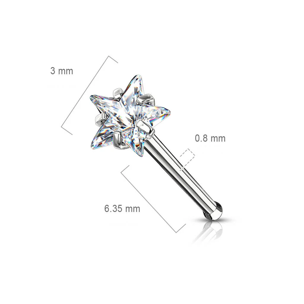 Nasenstecker Stern Zirkonia - Image 10