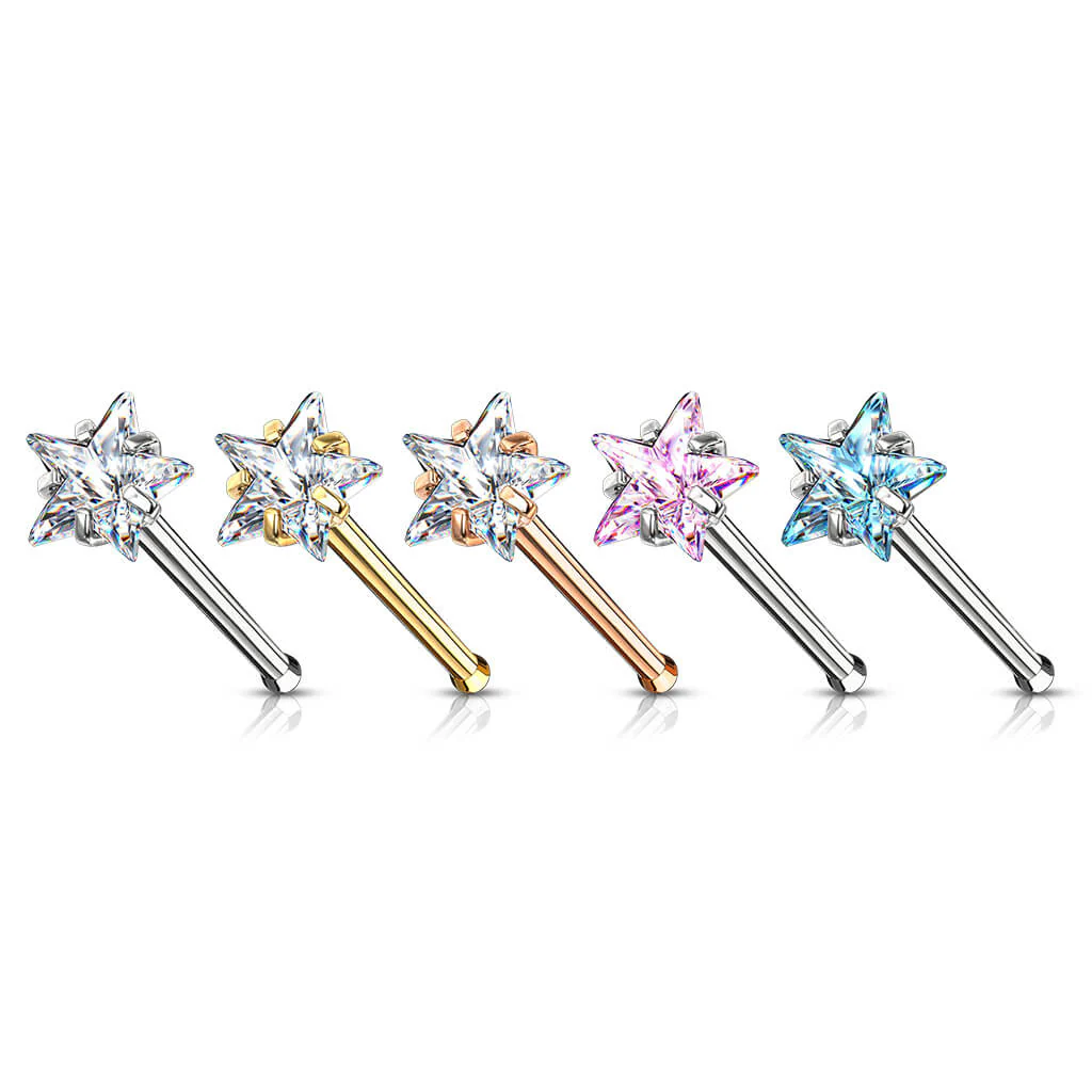 Nasenstecker Stern Zirkonia - Image 4