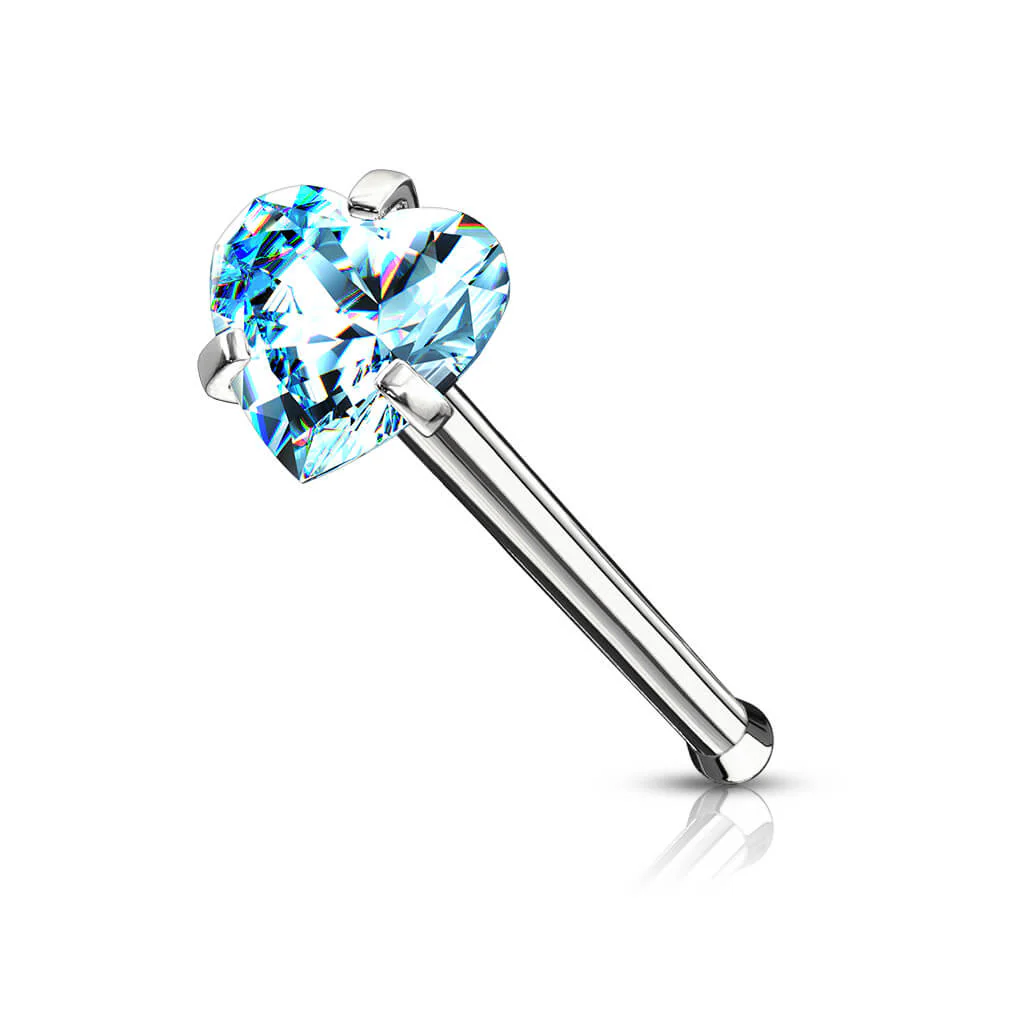 Nasenstecker Herz Zirkonia - Image 7