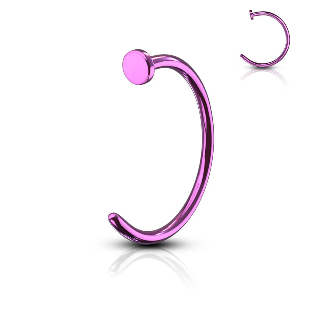 Nasenstecker Hoop Half Hoop Titan IP - Image 2