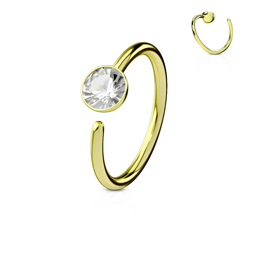 Ring Zirkonia Titan PVD Biegbar - Image 2