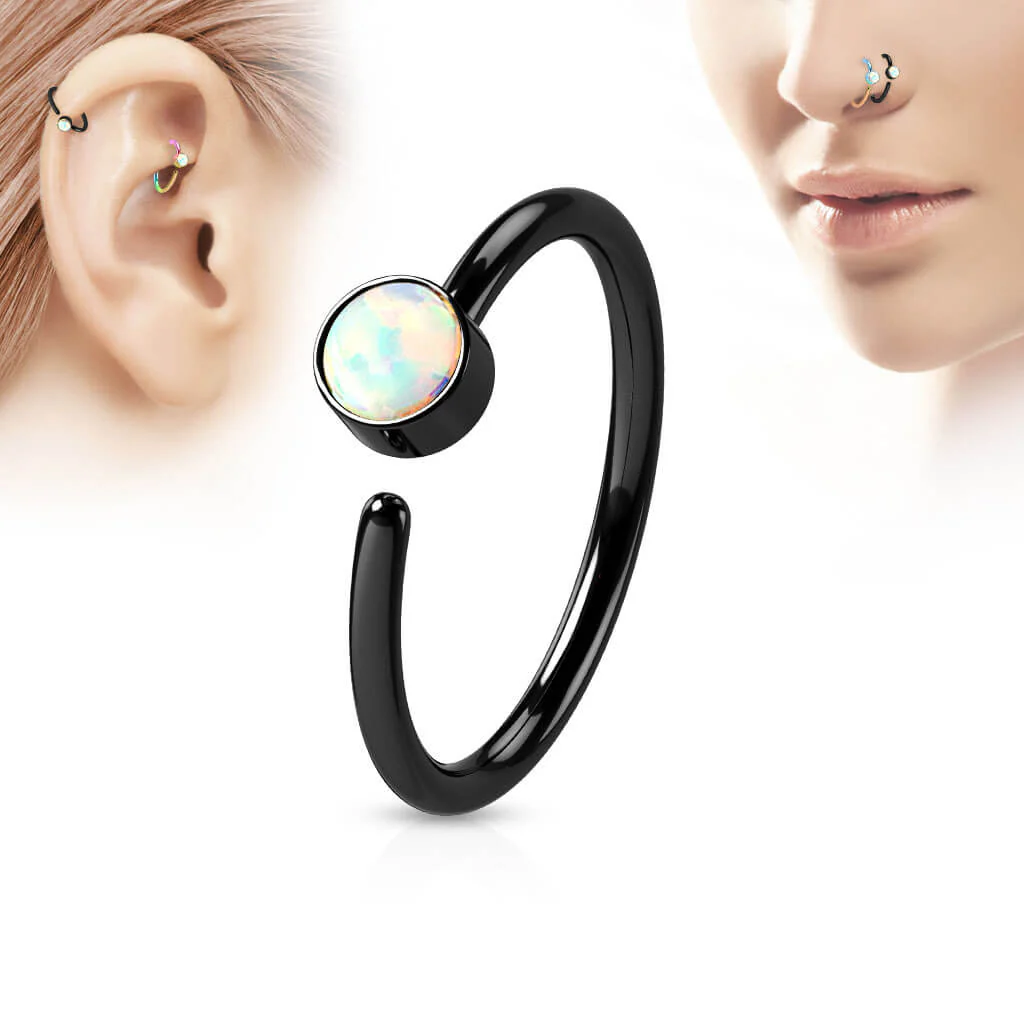 Ring Opal Rund PVD Biegbar - Image 3