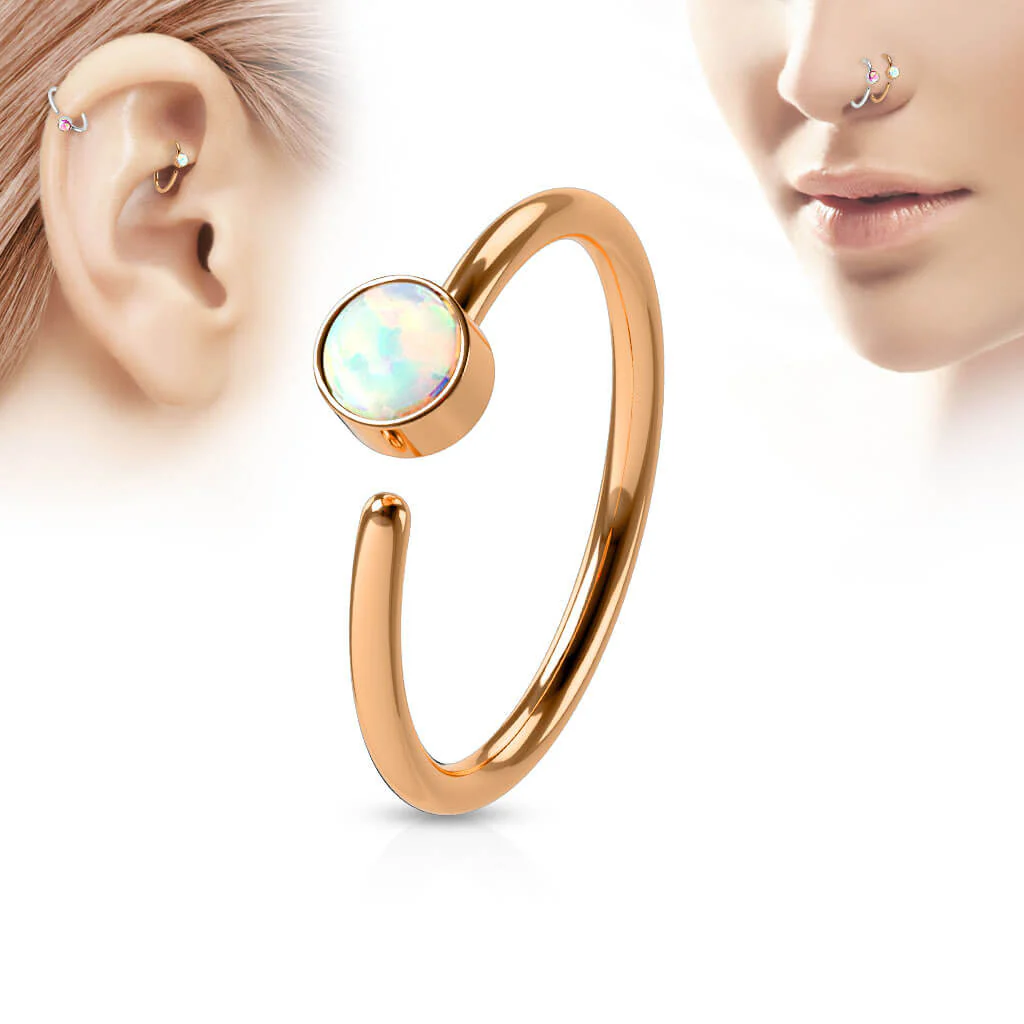Ring Opal Rund PVD Biegbar - Image 4