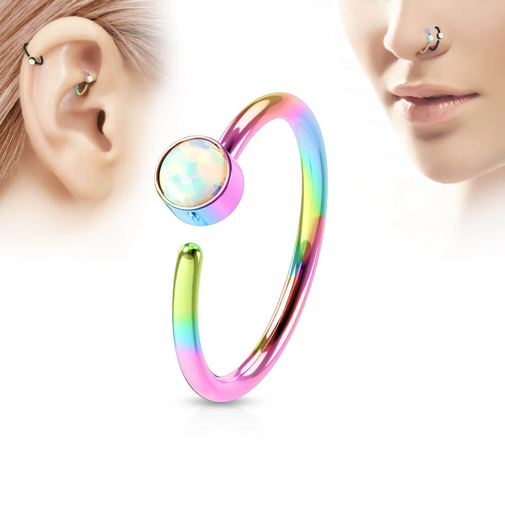 Ring Opal Rund PVD Biegbar - Image 5