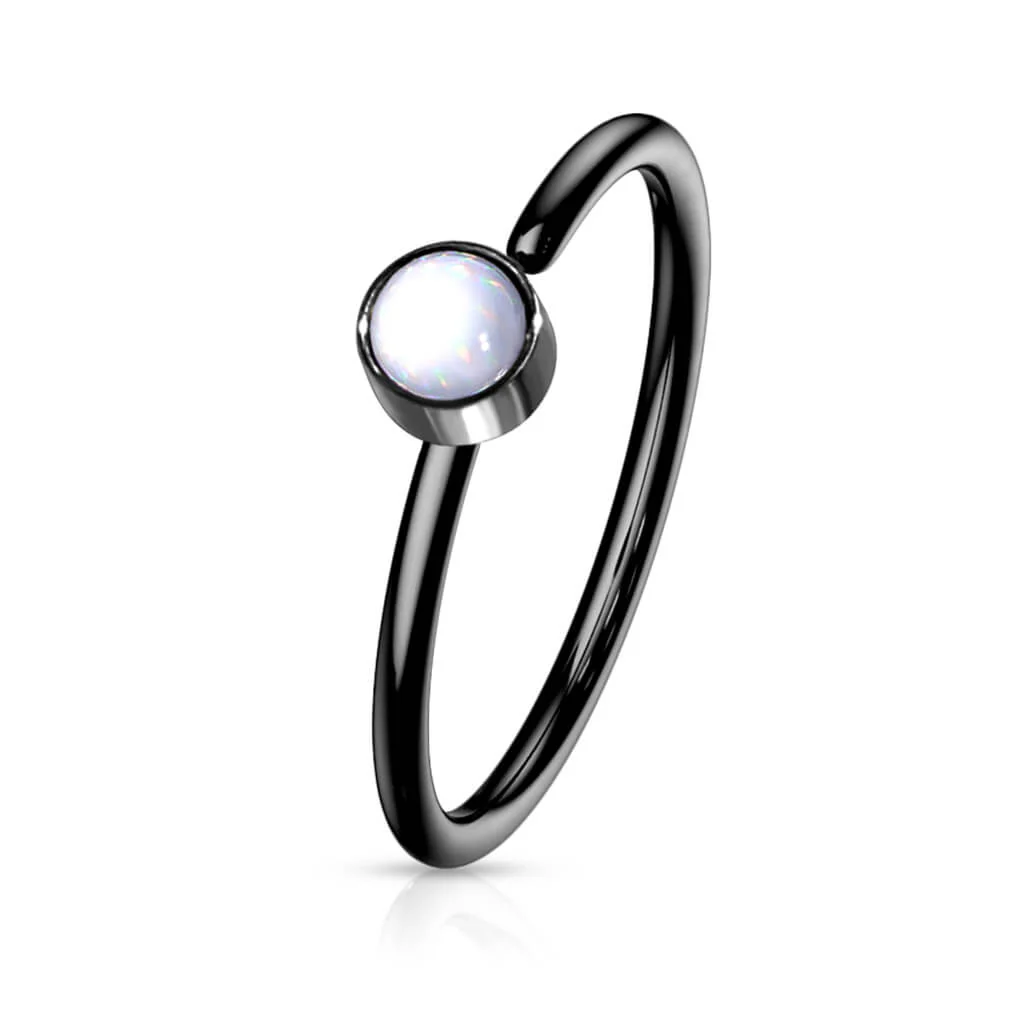 Ring Glänzender Synthetik Stein Biegbar - Image 11