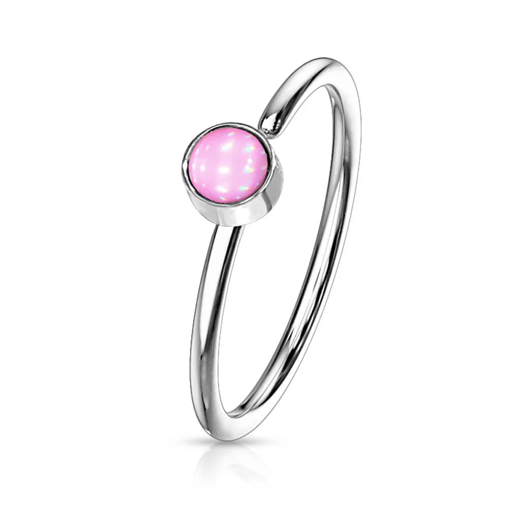 Ring Glänzender Synthetik Stein Biegbar - Image 12