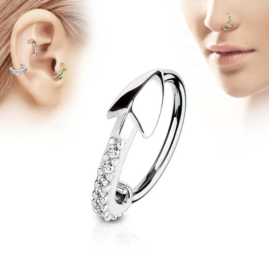 Ring Pfeil Zirkonia Biegbar - Image 3