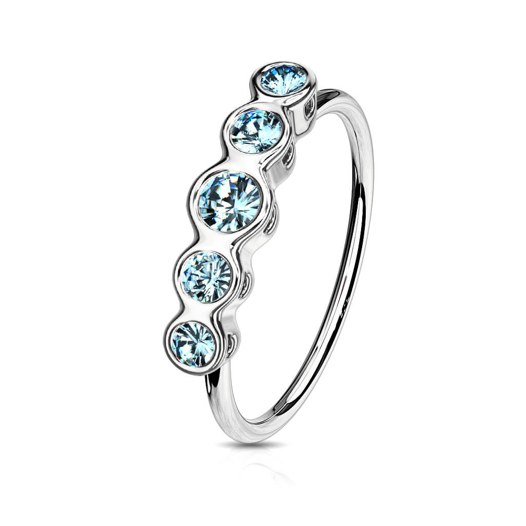 Ring Zirkonia Silber Biegbar - Image 10