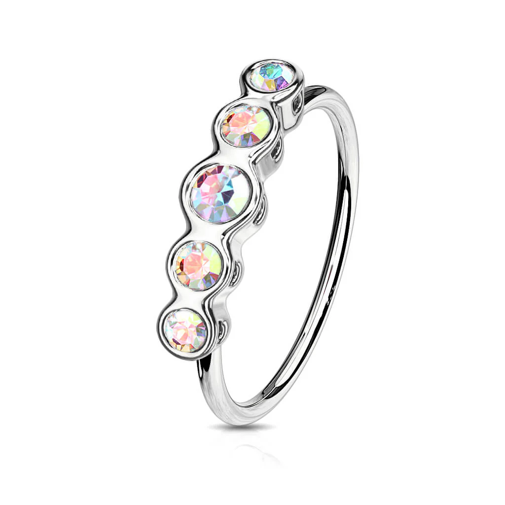 Ring Zirkonia Silber Biegbar - Image 2