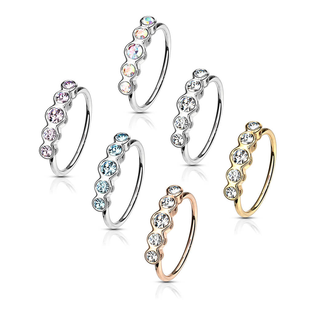 Ring Zirkonia Silber Biegbar - Image 5