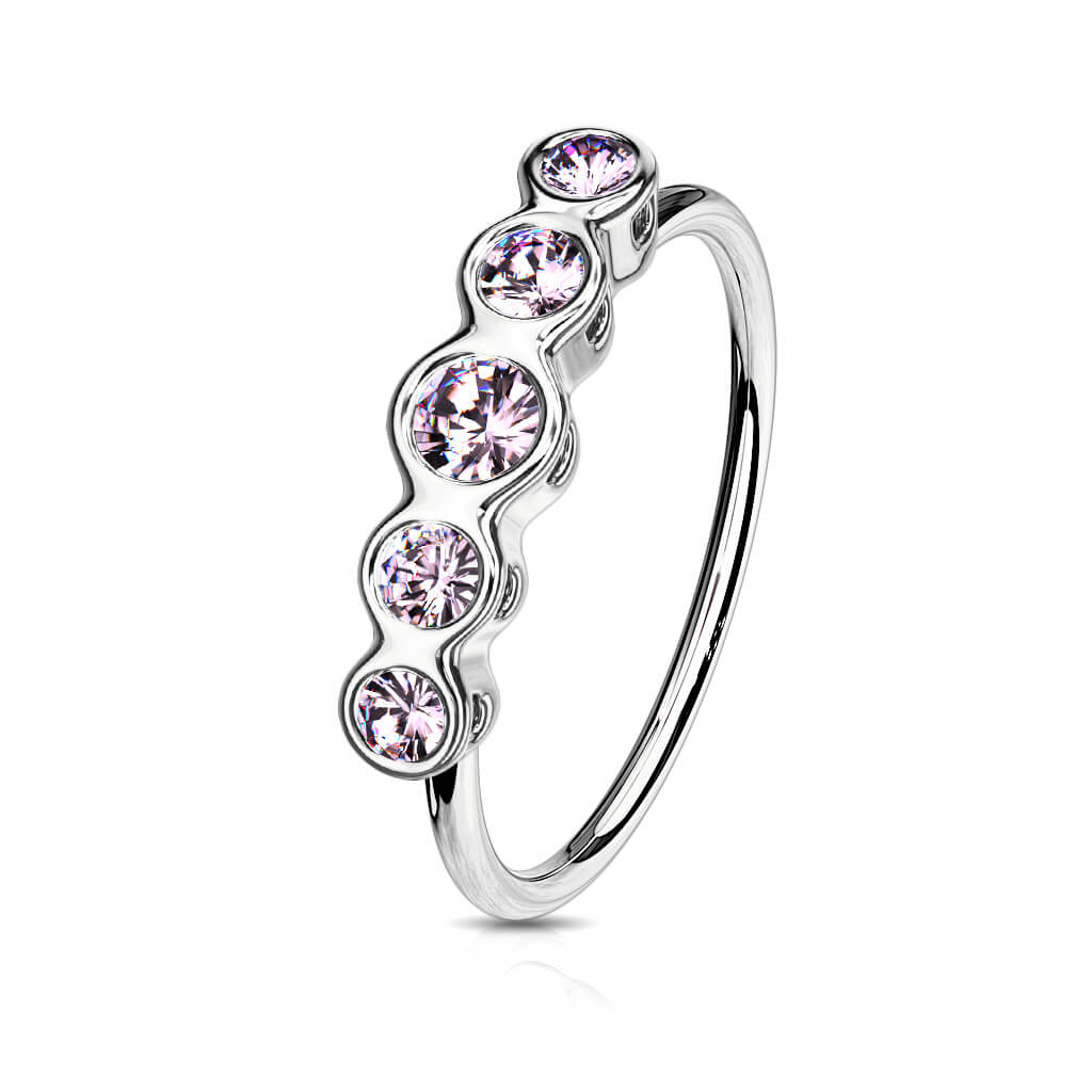 Ring Zirkonia Silber Biegbar - Image 8