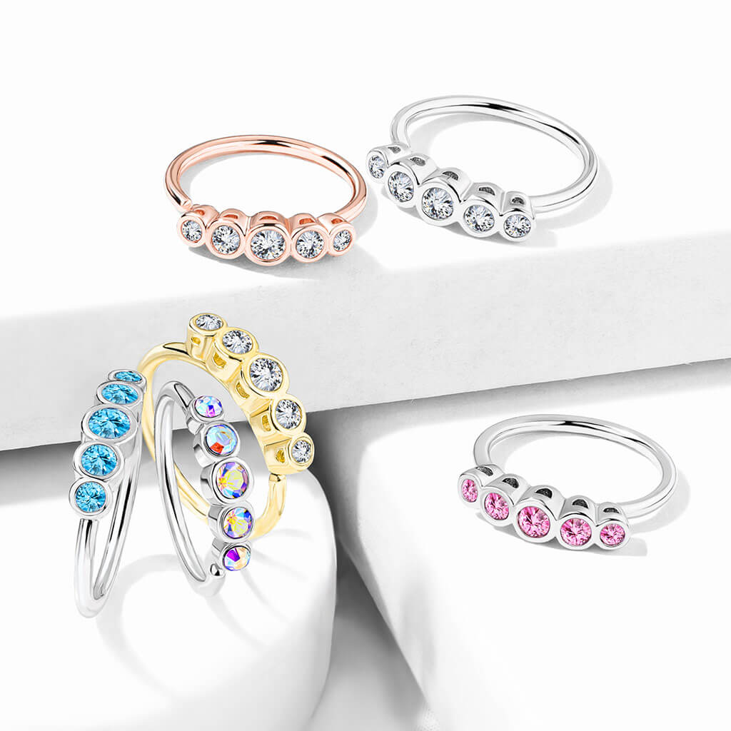 Ring Zirkonia Silber Biegbar - Image 9