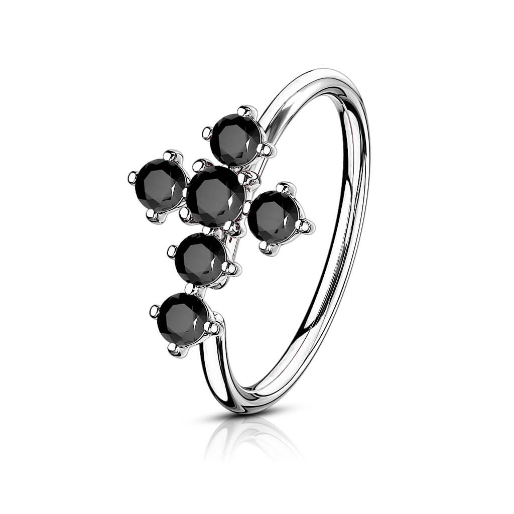 Ring Kreuz Zirkonia Biegbar - Image 5