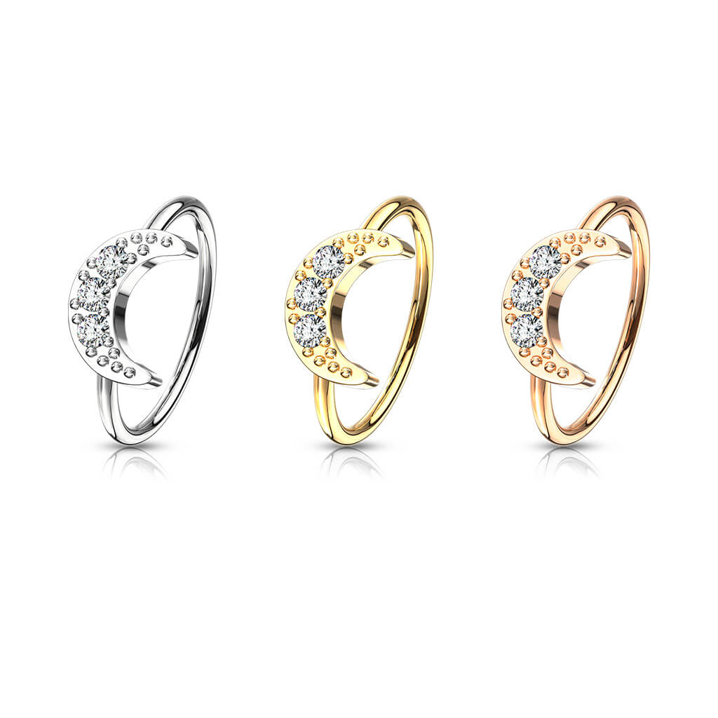 Ring Mond Zirkonia Biegbar - Image 4