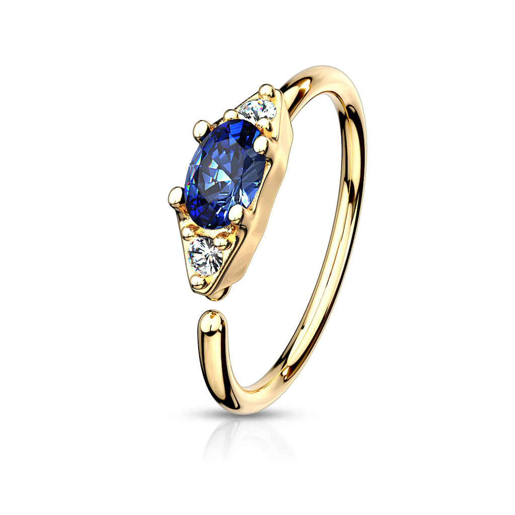 Ring Zirkonia Gold Biegbar - Image 2