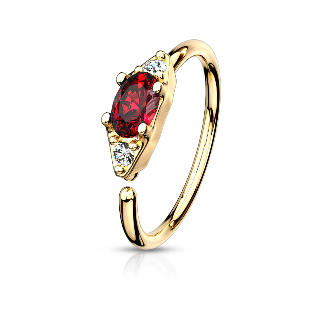 Ring Zirkonia Gold Biegbar - Image 3