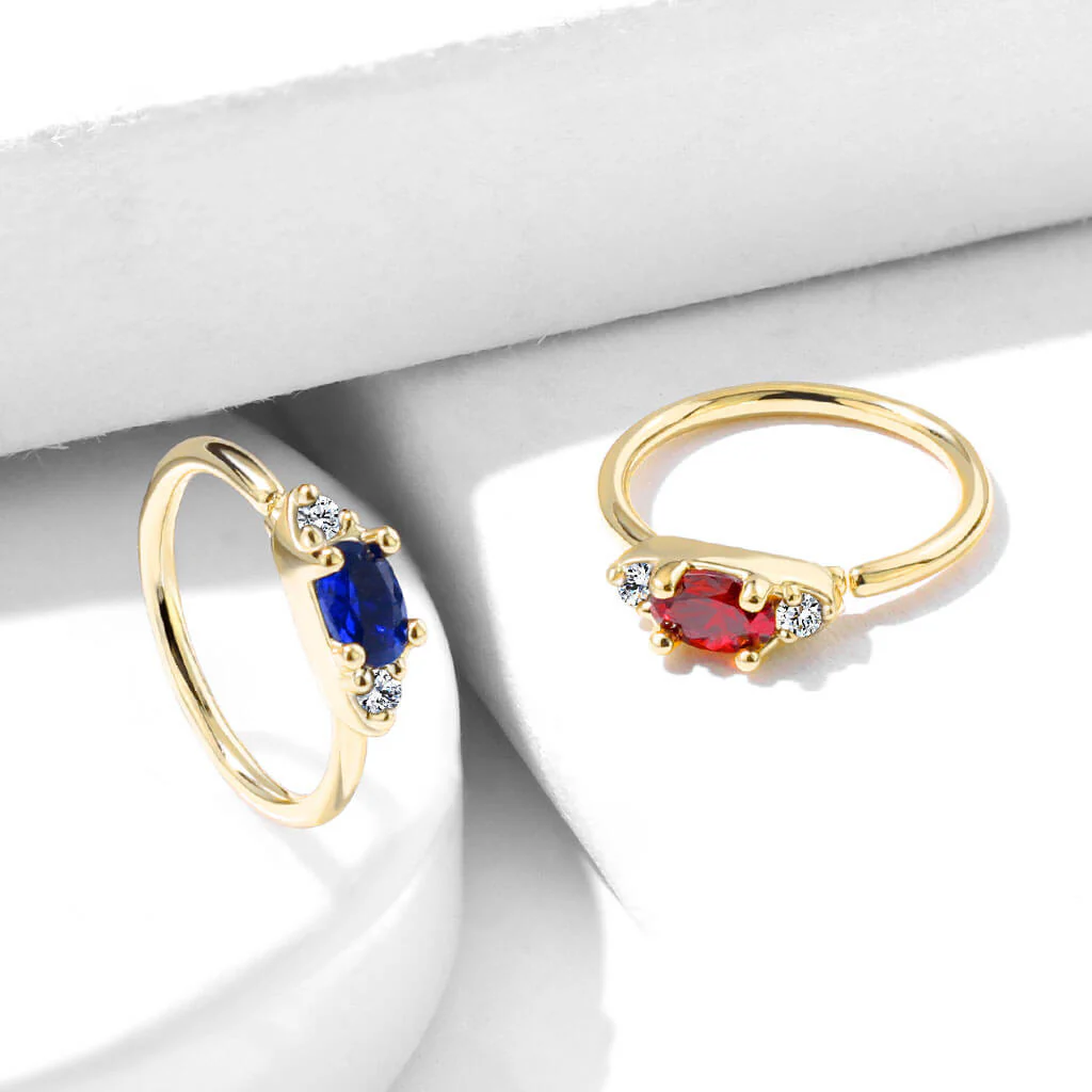 Ring Zirkonia Gold Biegbar - Image 6