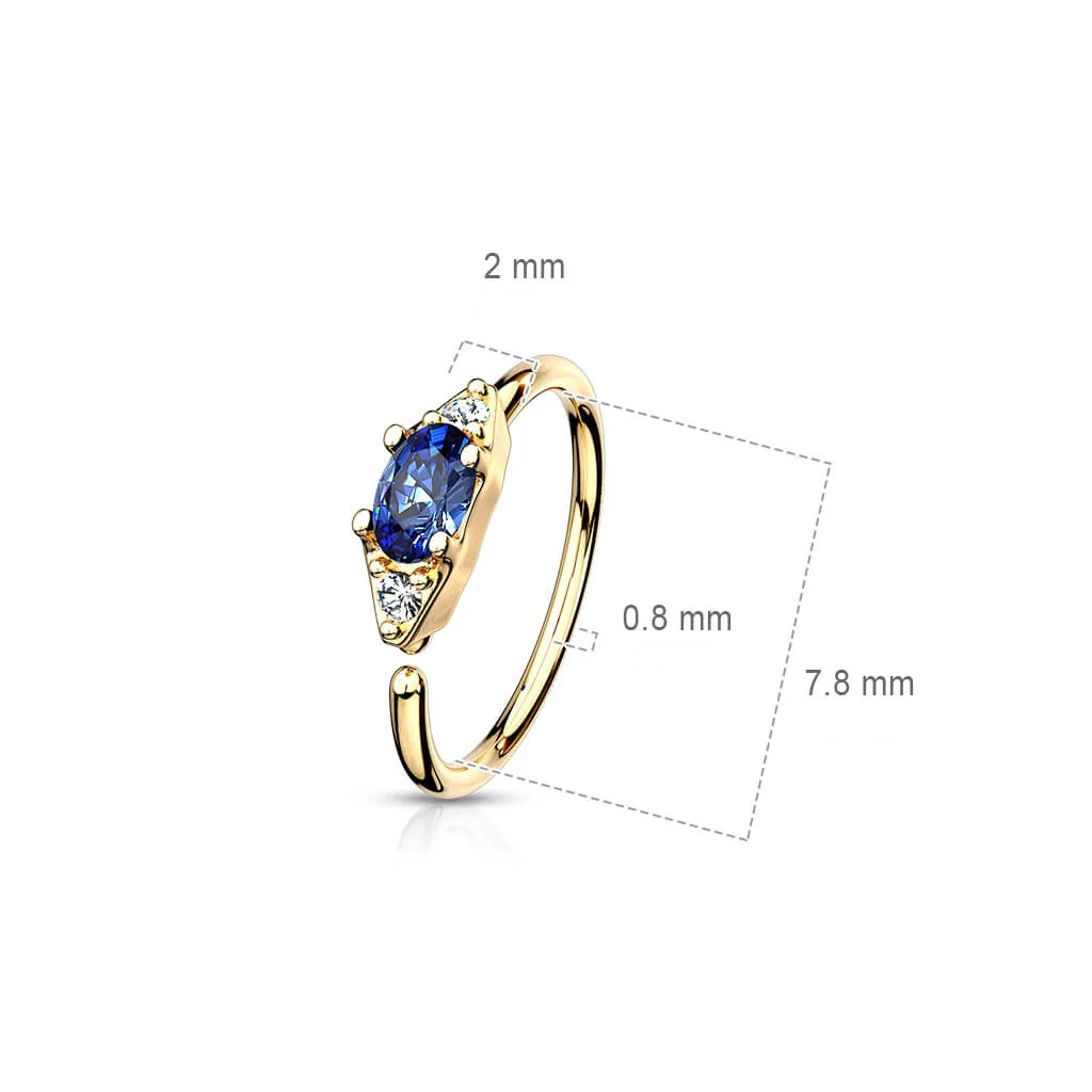 Ring Zirkonia Gold Biegbar - Image 7