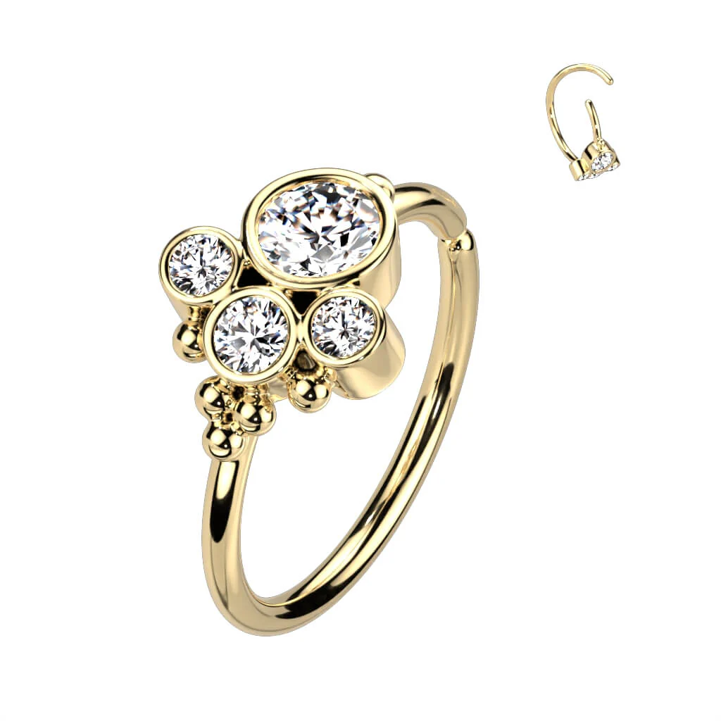 Ring 4 Zirkonia Biegbar - Image 2