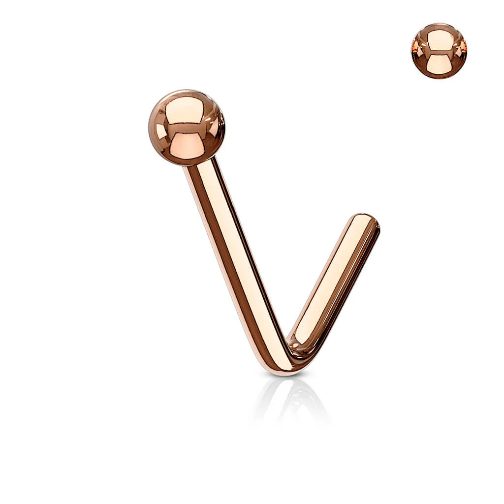 Nasenstecker L-Form Kugel - Image 4