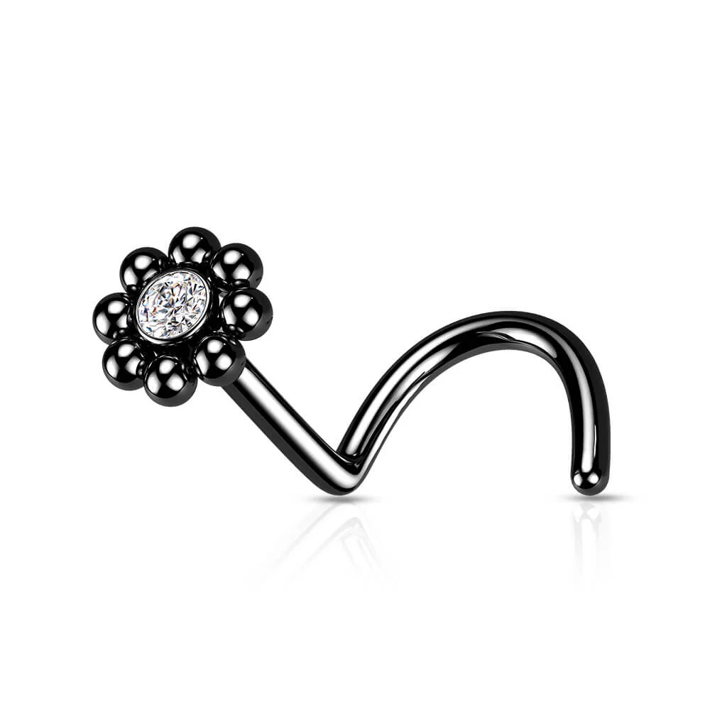 Nasenstecker Blume Zirkonia - Image 6