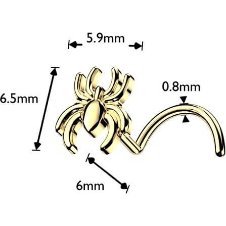 Nasenstecker Spinne - Image 2