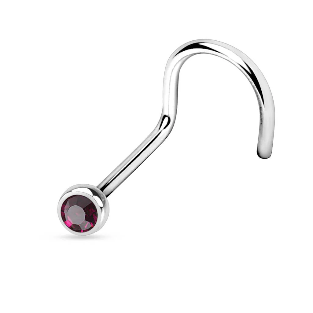 Nasenstecker Zirkonia Silber - Image 2