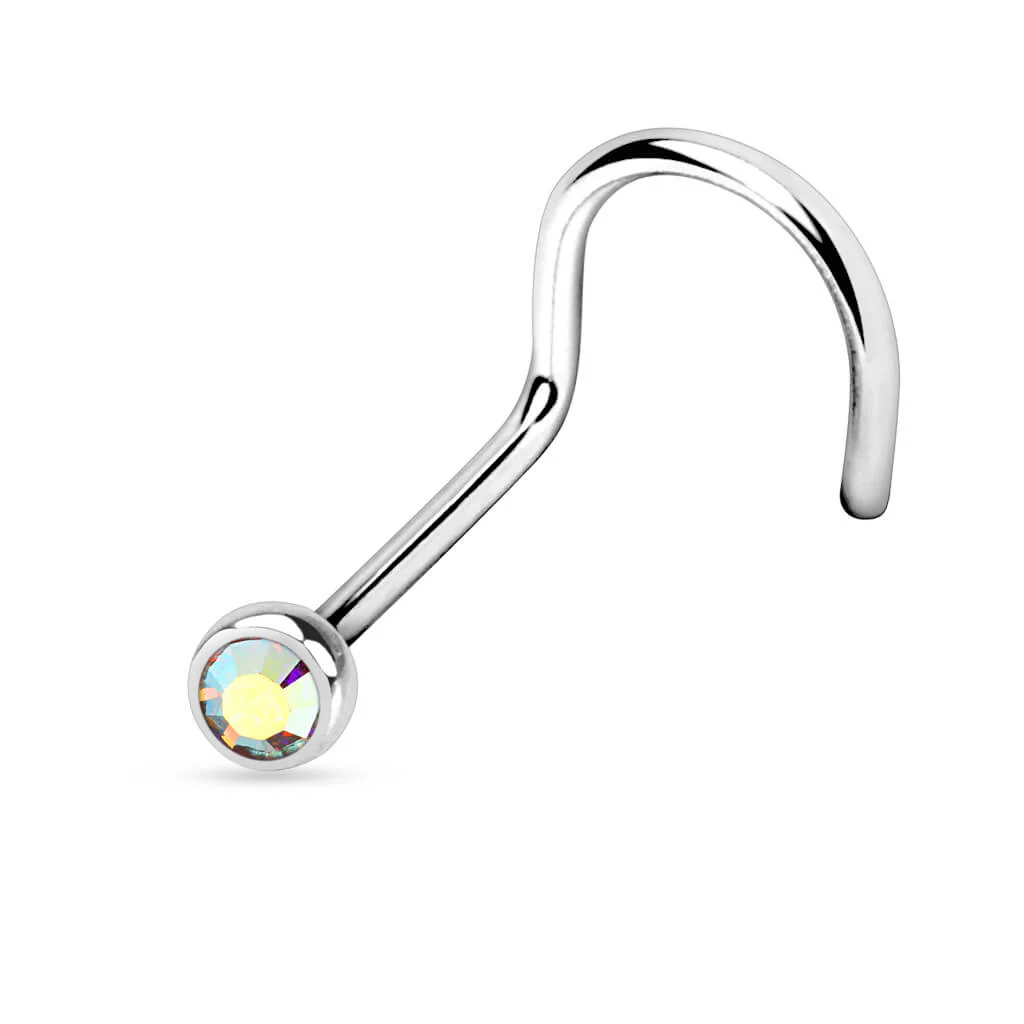 Nasenstecker Zirkonia Silber - Image 3