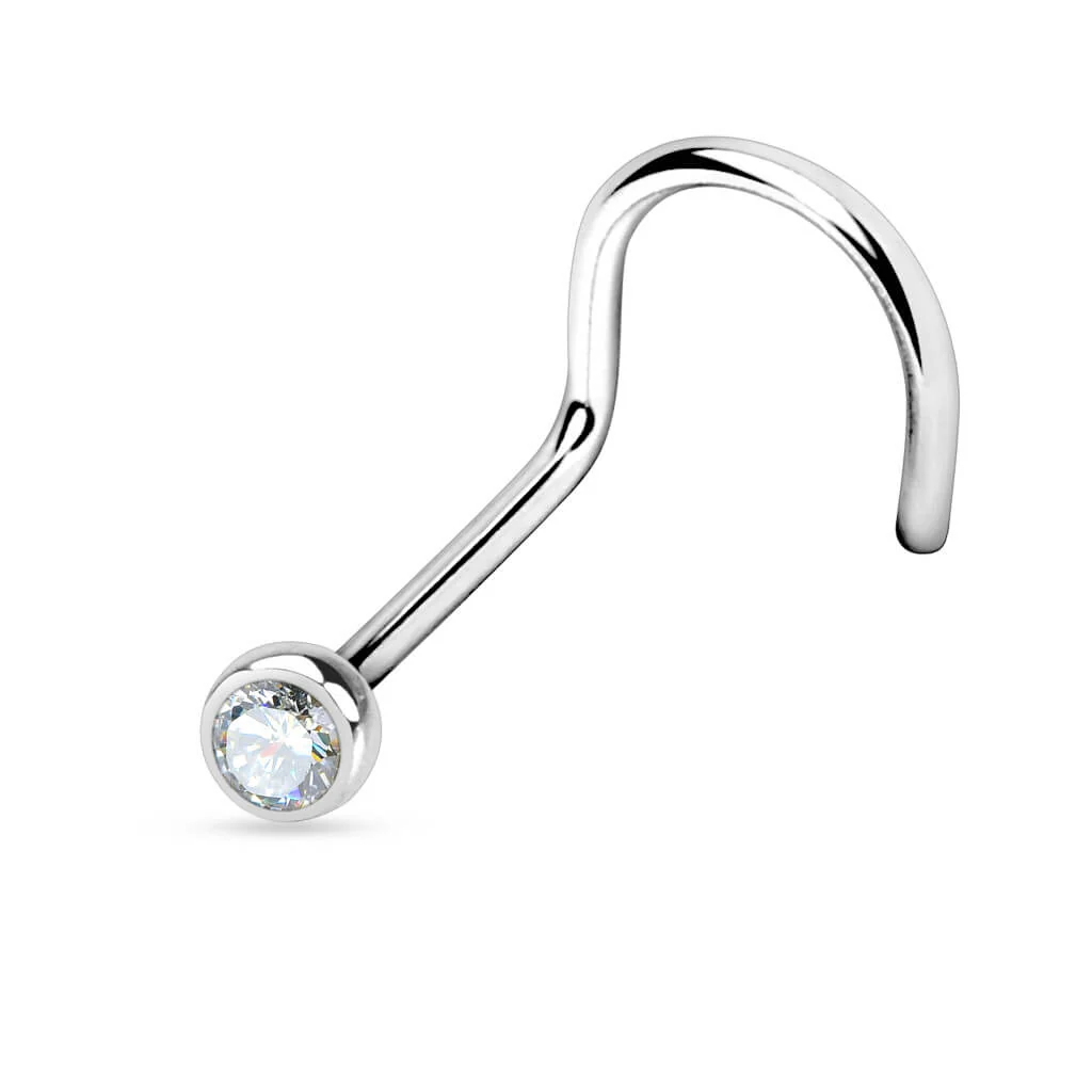 Nasenstecker Zirkonia Silber - Image 5