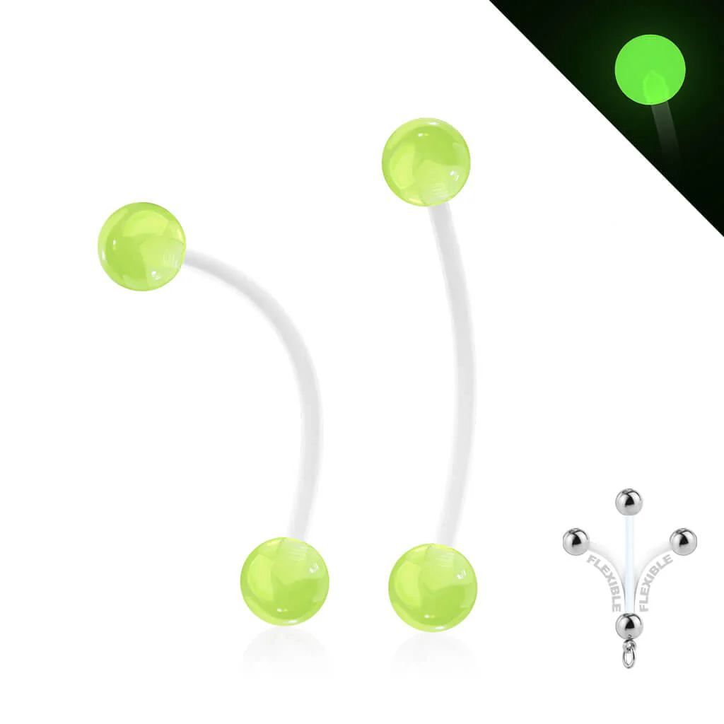 Bauchnabelpiercing Glow in the Dark - Image 4