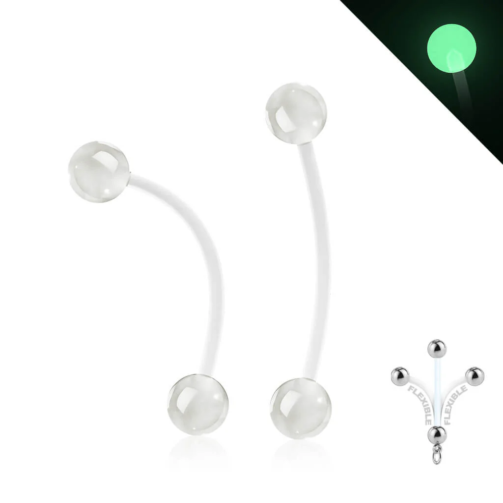 Bauchnabelpiercing Glow in the Dark - Image 9