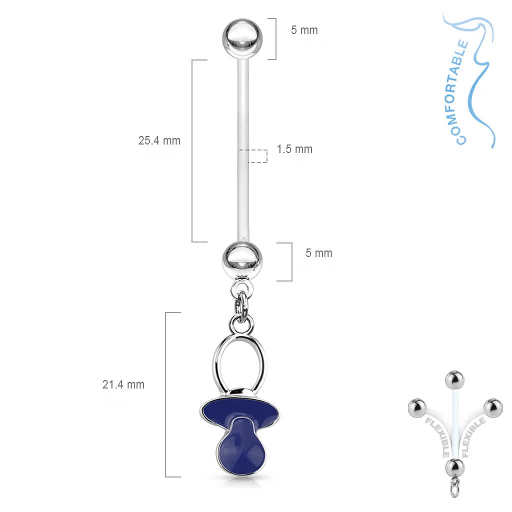 Bauchnabelpiercing Schnuller beweglich - Image 3