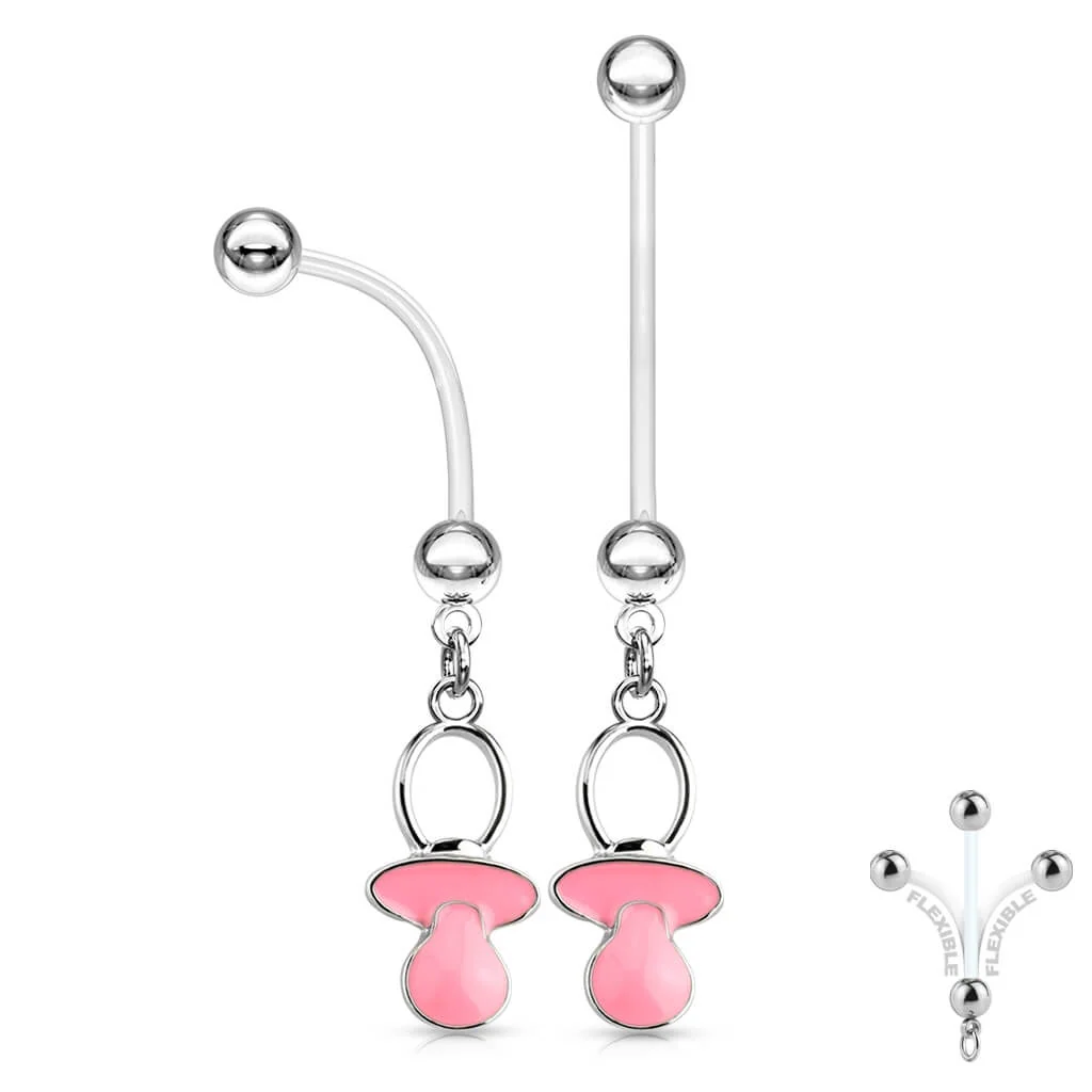 Bauchnabelpiercing Schnuller beweglich - Image 6
