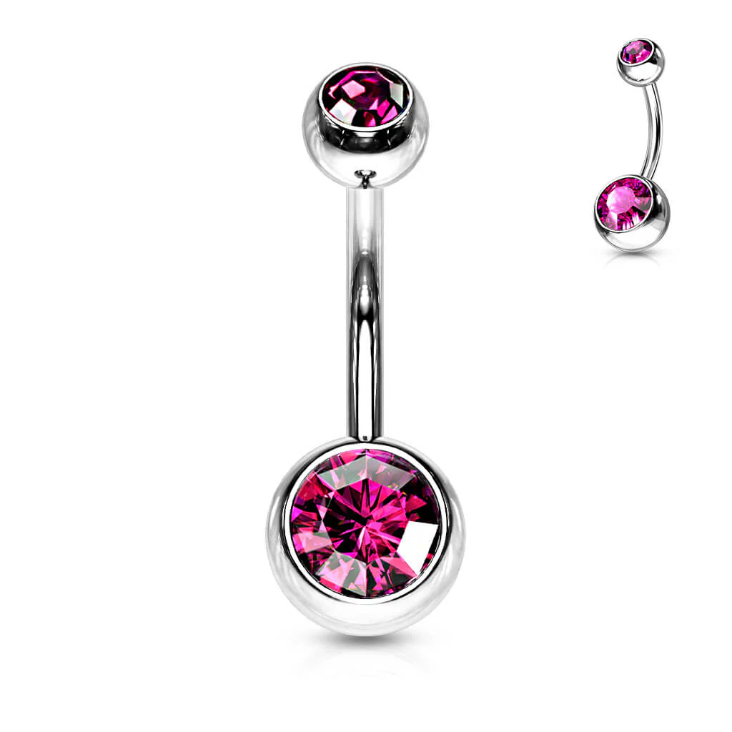Bauchnabelpiercing Kugel Zirkonia - Image 10