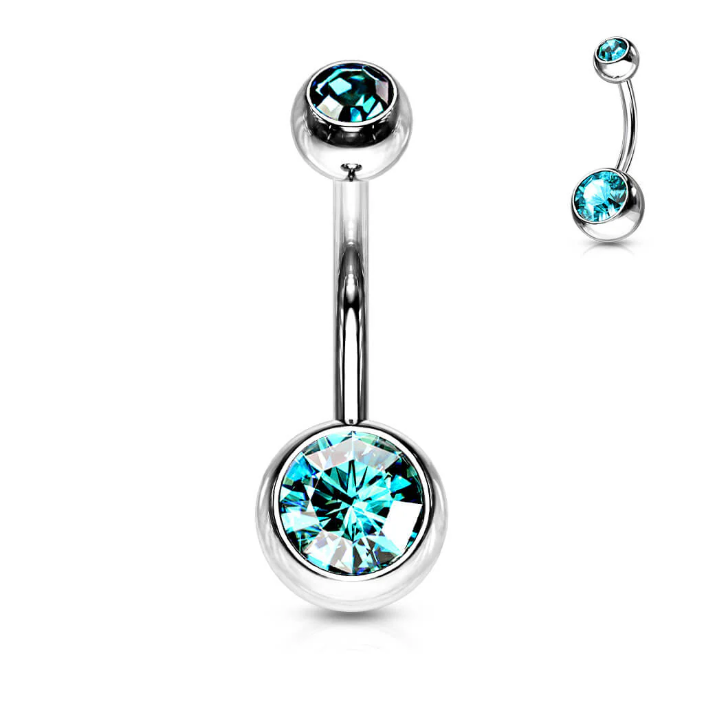 Bauchnabelpiercing Kugel Zirkonia - Image 14
