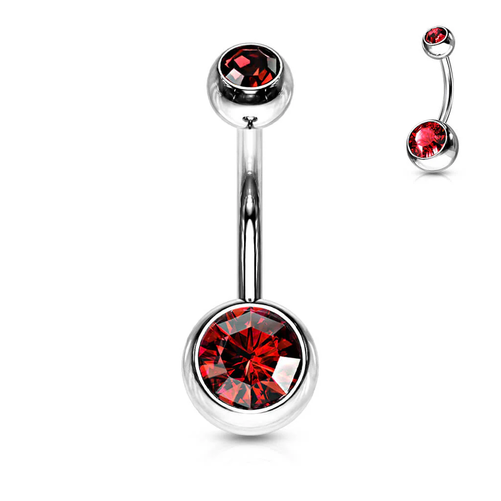 Bauchnabelpiercing Kugel Zirkonia - Image 15