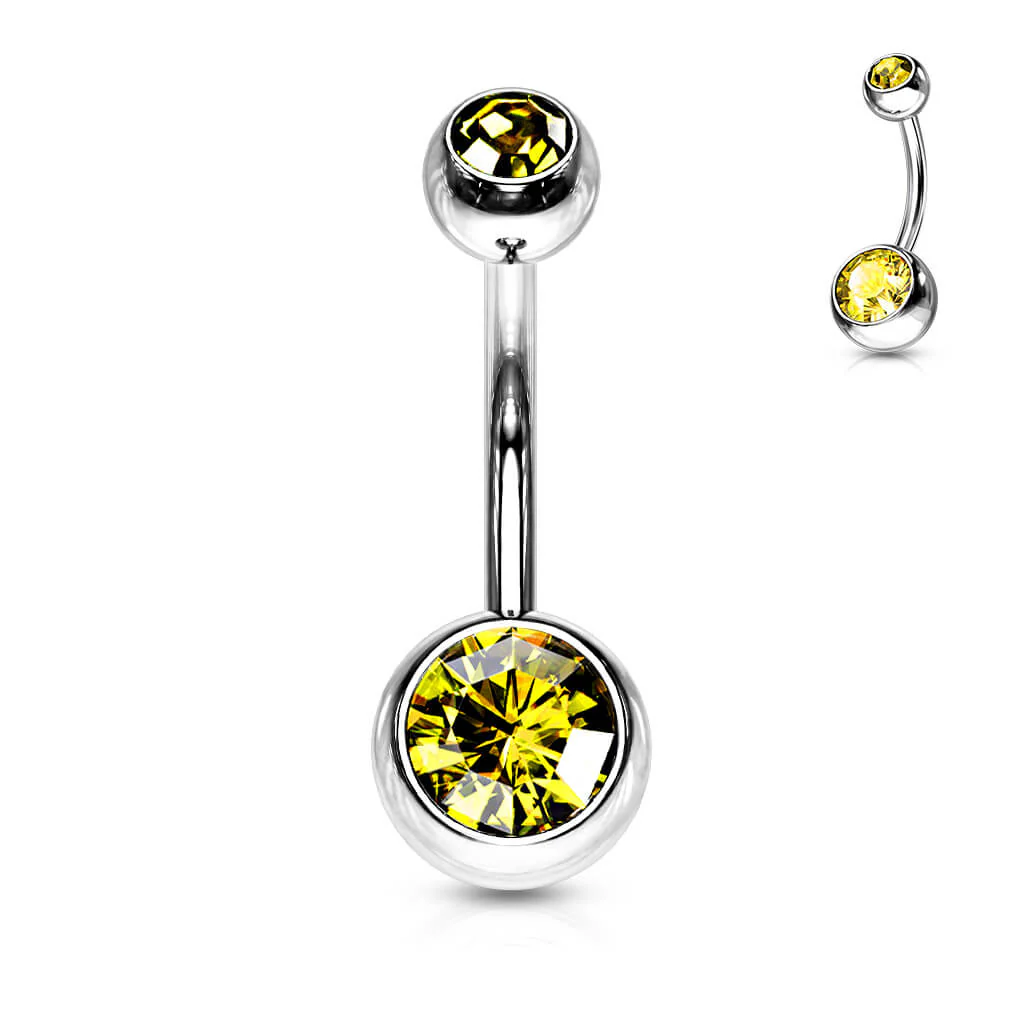 Bauchnabelpiercing Kugel Zirkonia - Image 16