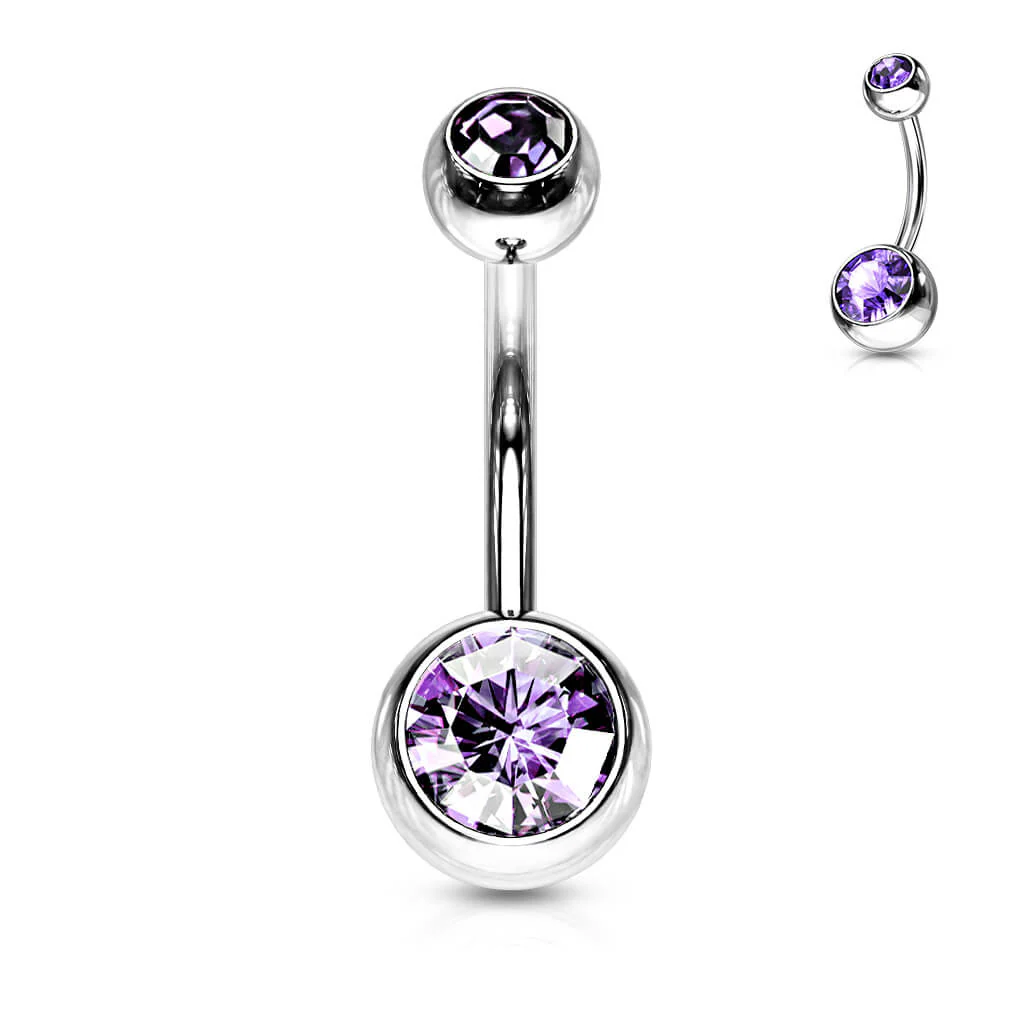 Bauchnabelpiercing Kugel Zirkonia - Image 17