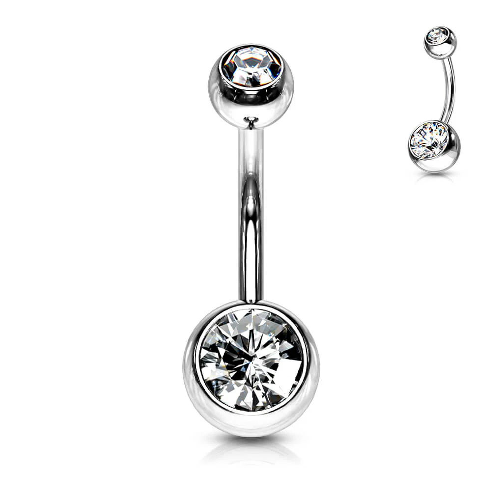 Bauchnabelpiercing Kugel Zirkonia - Image 4
