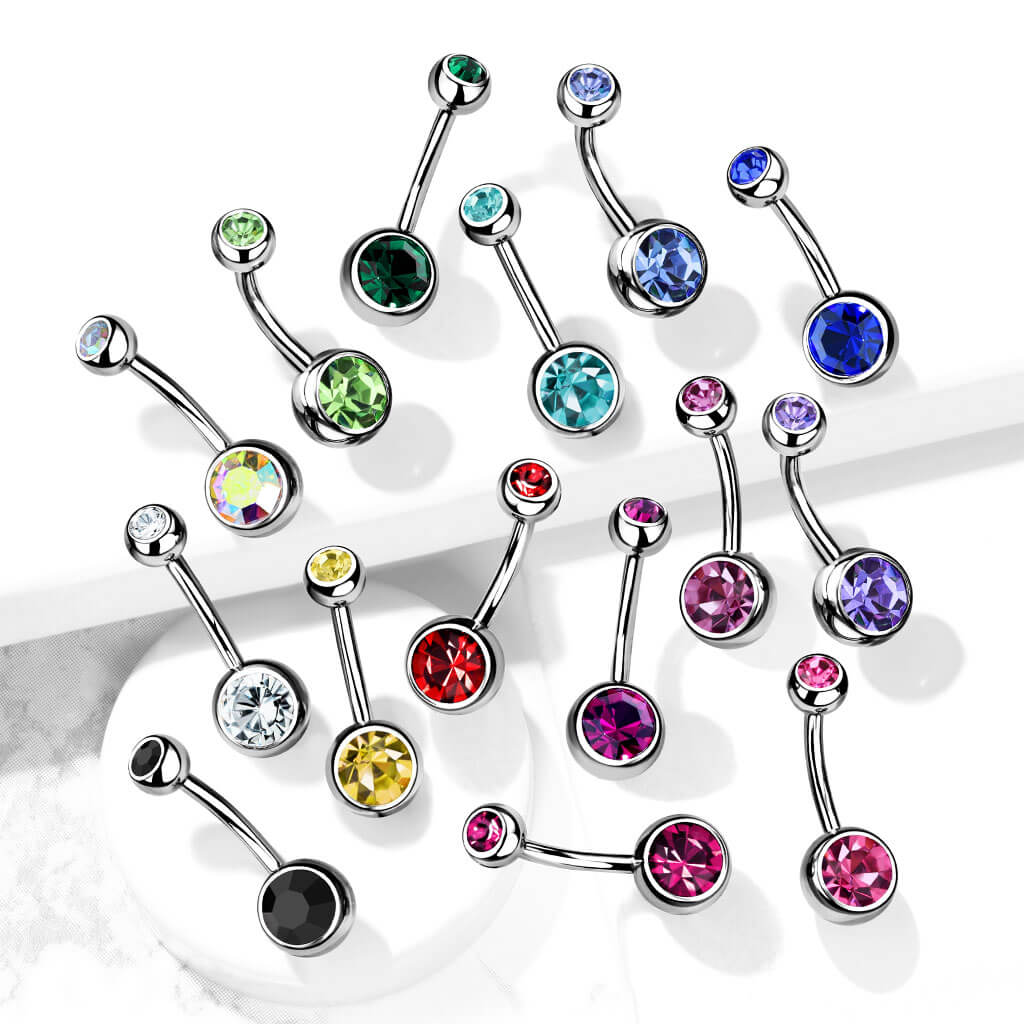 Bauchnabelpiercing Kugel Zirkonia - Image 5