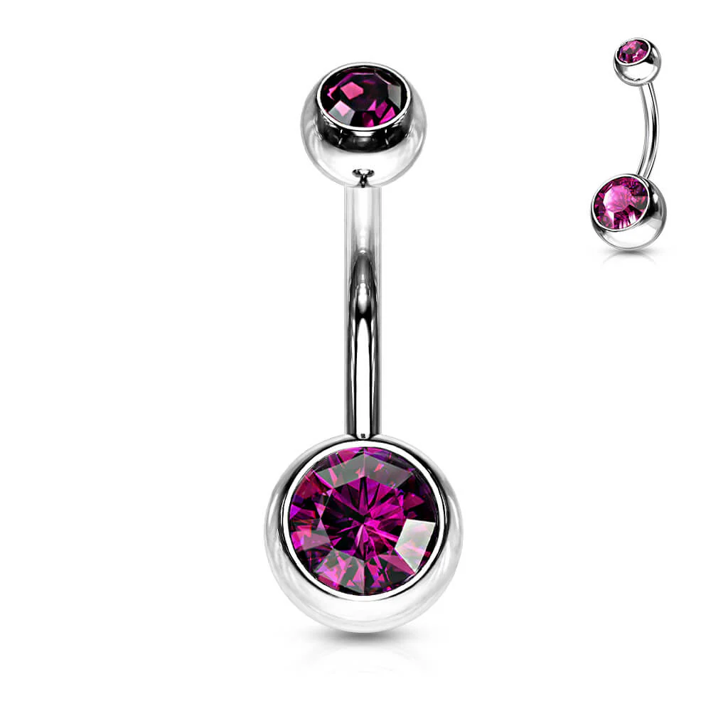 Bauchnabelpiercing Kugel Zirkonia - Image 6