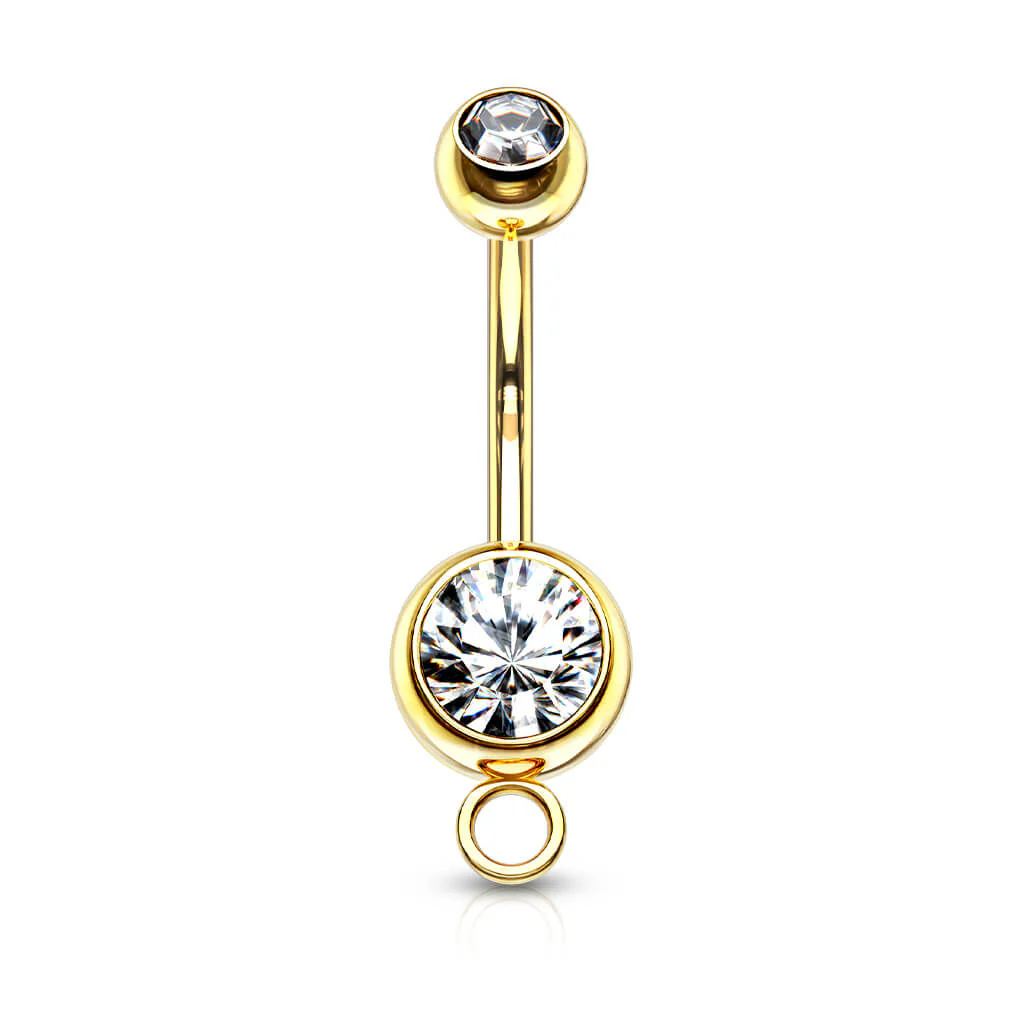 Bauchnabelpiercing Kugel Zirkonia - Image 2