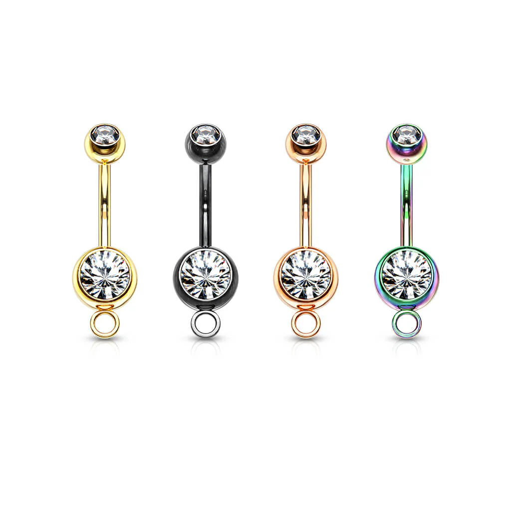 Bauchnabelpiercing Kugel Zirkonia - Image 5